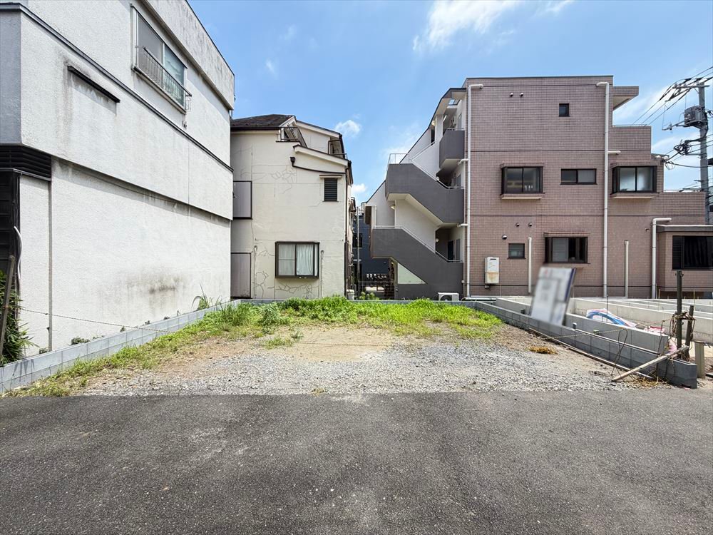 新宿区余丁町 南西向き整形地 66.31㎡ 建築条件なし 若松河田駅徒歩6分
