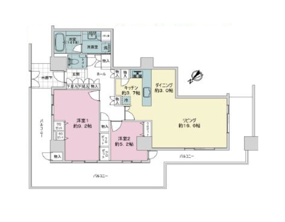 Higashi-Ikebukuro 4-chome, Toshima-ku — Apartment 2LDK | Higashi-Ikebukuro Sta. 1min walk - Image1