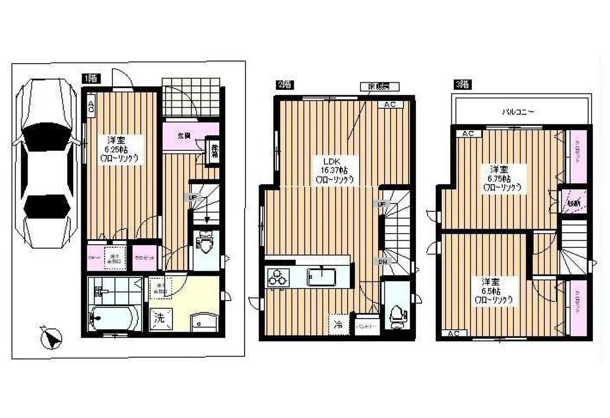 板橋区北町1丁目 新築戸建|東武東上線 東武練馬駅 徒歩9分 3LDK