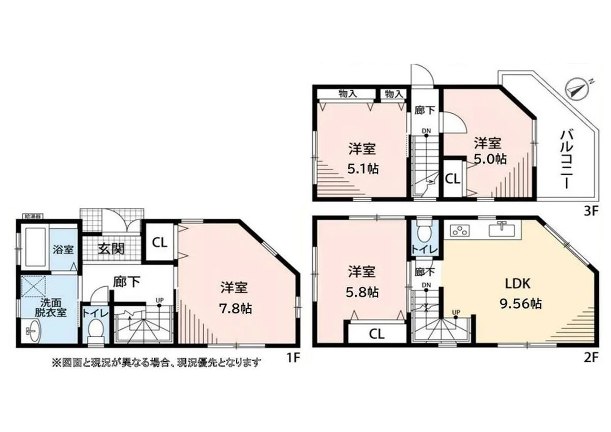 北区栄町 中古戸建|京浜東北線王子駅 徒歩9分・都電荒川線栄町駅 徒歩5分 4LDK