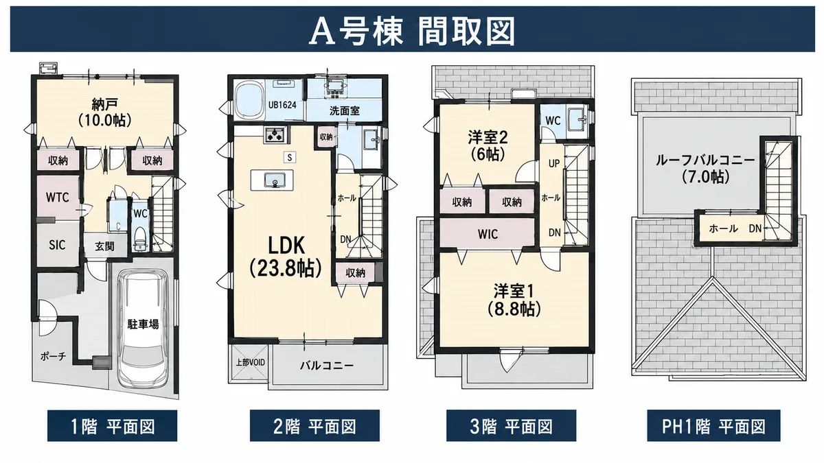 世田谷区下馬3丁目 新築戸建て A号棟