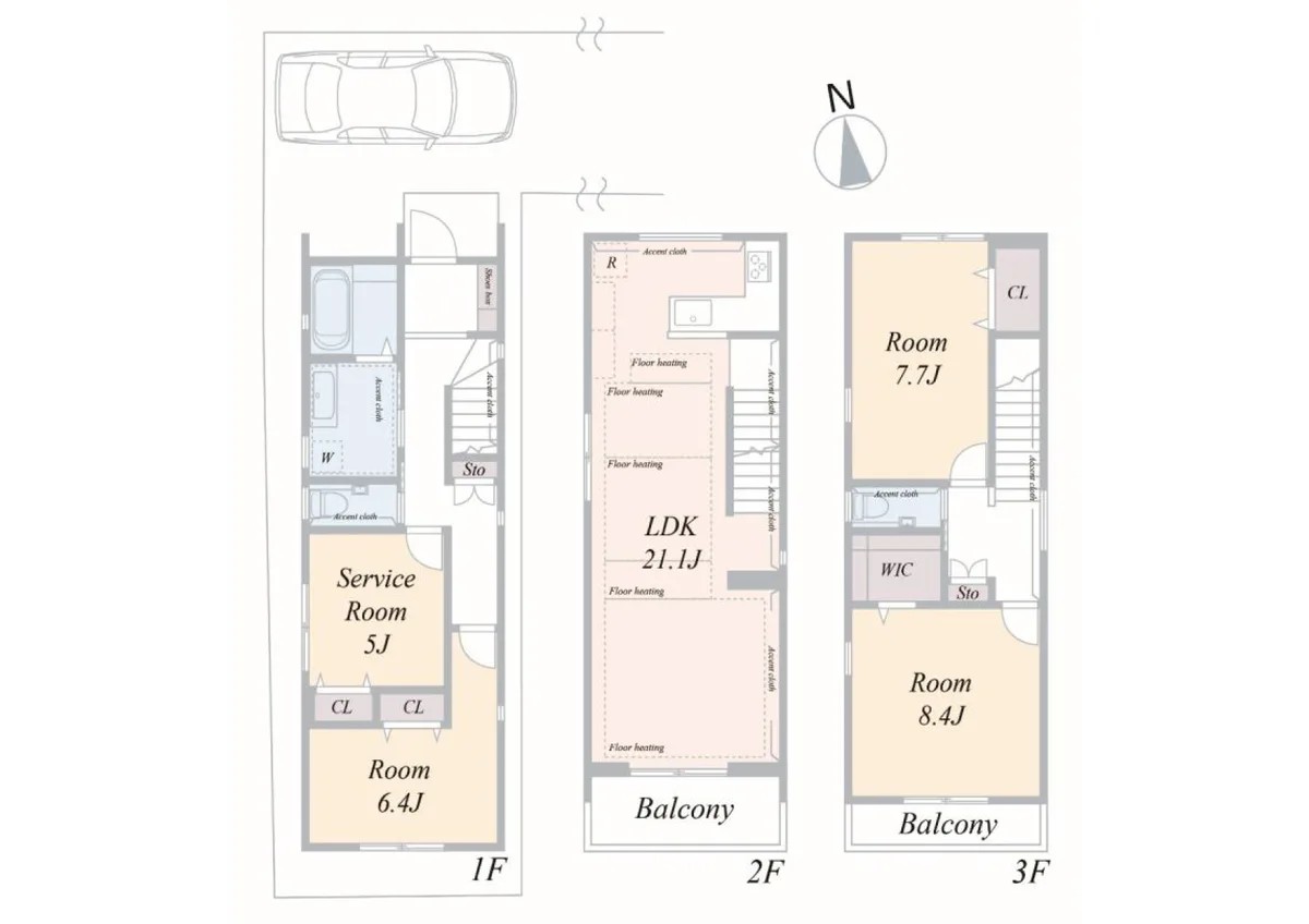 Minami-Ogikubo 3-chome, Suginami-ku — New house 4LDK | Ogikubo Sta. 9min walk - Image1