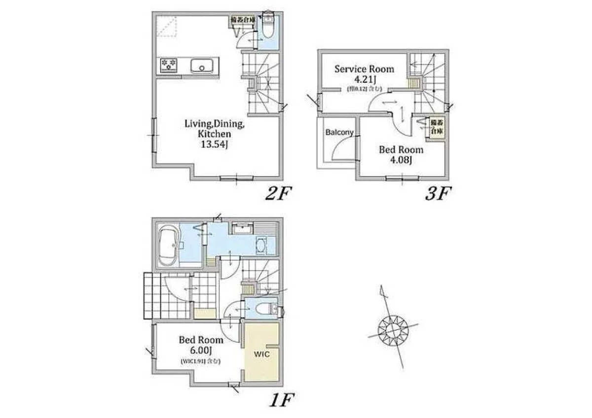 西早稲田 3-chome, Shinjuku-ku — New house 3LDK | Nishi-Waseda Sta. 8min walk - Image1