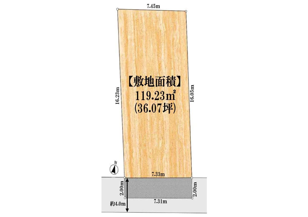 文京区本駒込3丁目 売地|東京メトロ南北線 本駒込駅 徒歩7分 119.23㎡