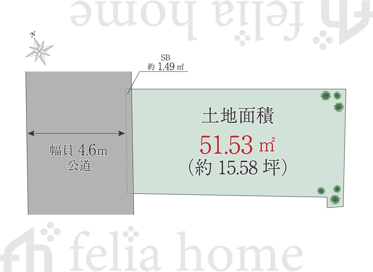 梅丘 3-chome, Setagaya-ku — Land 2SLDK | Umegaoka Sta. 12min walk - Image1