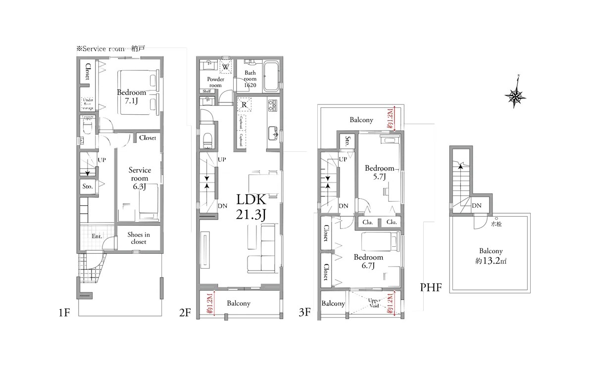 Kinuta 3-chome, Setagaya-ku — New house 3LDK | Soshigaya-Okura Sta. 15min walk - Image1