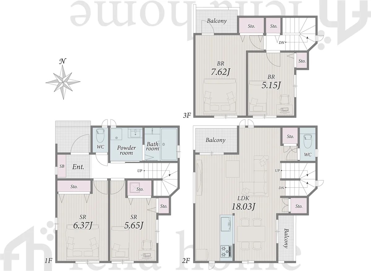 Eharacho 1-chome, Nakano-ku — New house 4LDK | Higashi-Nagasaki Sta. 11min walk - Image1