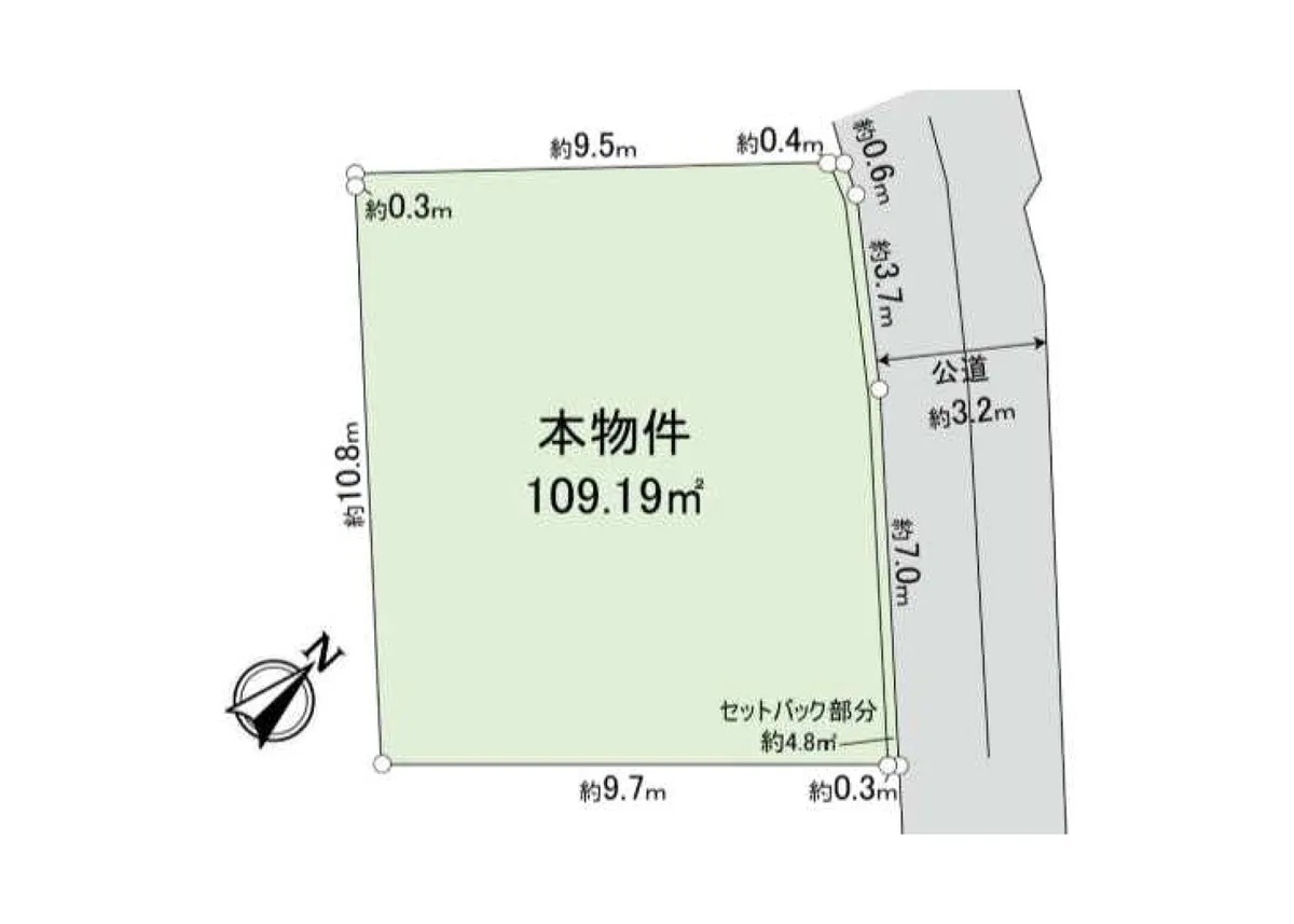 Naka-Ochiai 3-chome, Shinjuku-ku — Land | Ochiai-Minami-Nagasaki Sta. 4min walk - Image1
