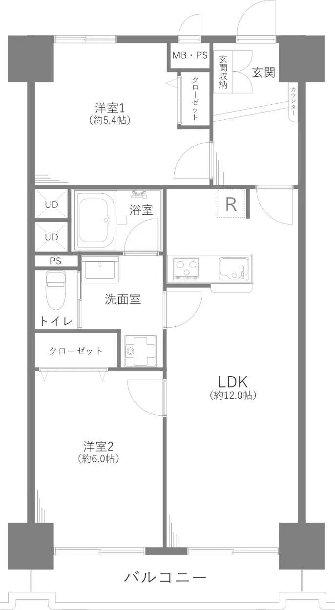 練馬区中村北 充実設備のマンション